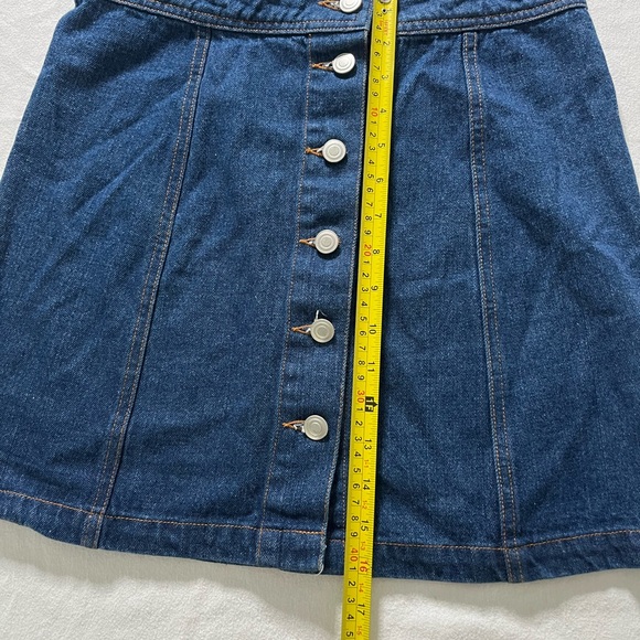 Sans Souci Blue Denim Skater Skirt - Picture 6 of 7
